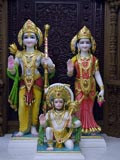 Bhagwan Shri Ram, Shri Sitaji and Shri Hanumanji